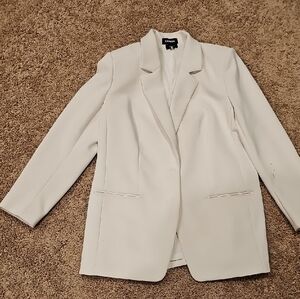 Express Elegant Cream Blazer